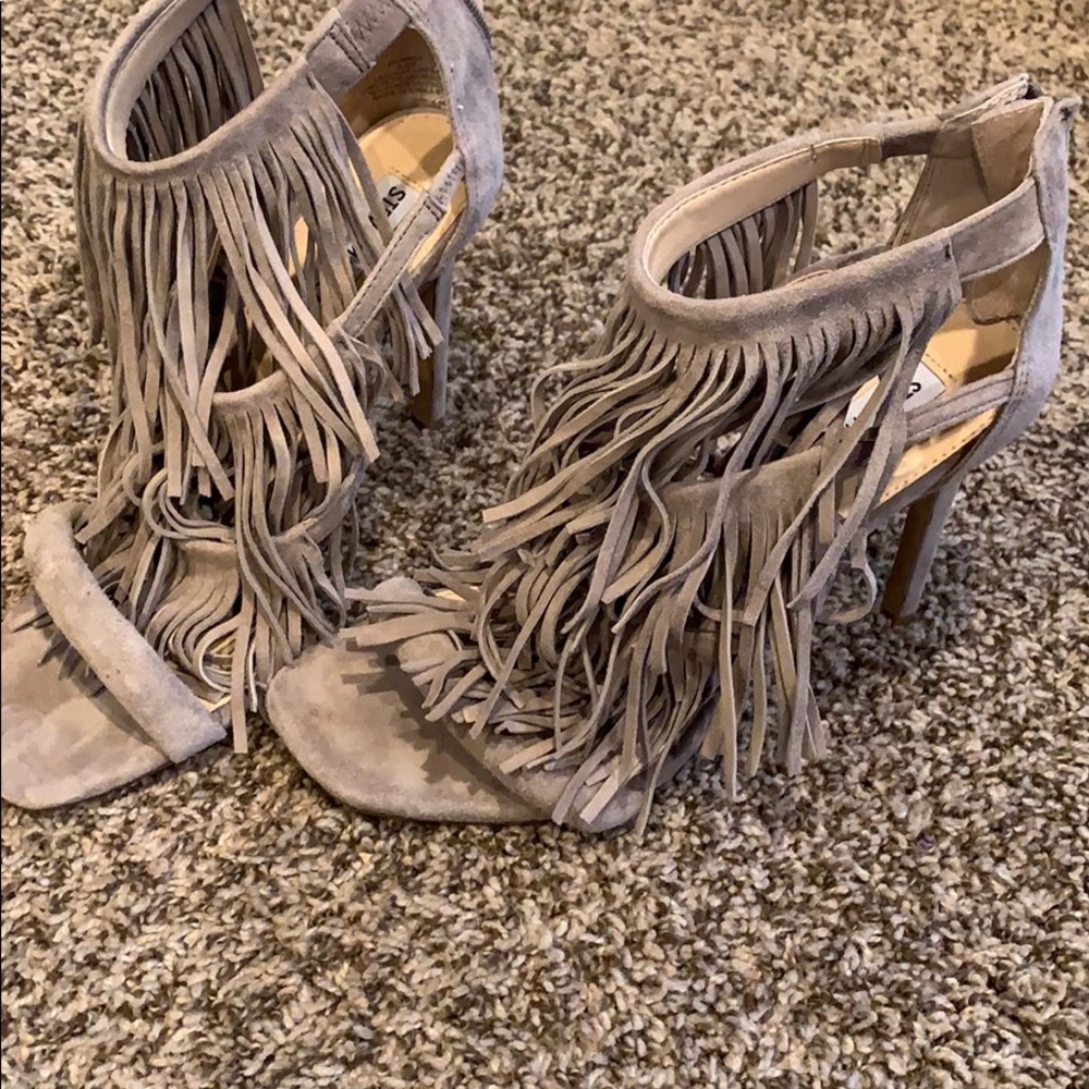 Steve Madden fringe heels